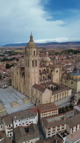 无人机视频 西班牙大教堂 西班牙西班牙西班牙皇家教堂 — 图库视频影像