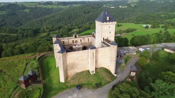 Castelo Mauvezin Chateau Mauvezin França Europa — Vídeo de Stock