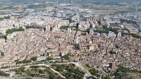 Drone Foto Xativa Espanha Europa — Fotografia de Stock
