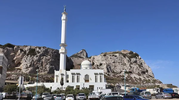 Photo Mosque King Fahd Bin Abdulaziz Saud Rock Gibraltar United — Stock Photo, Image
