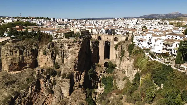 Drone Photo Puente Nuevo Ronda Espagne Europe — Photo