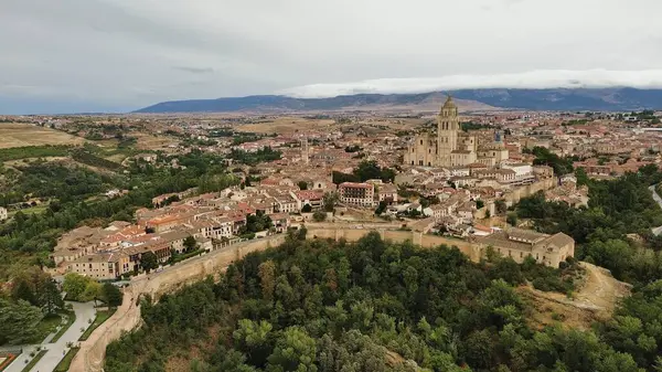 Drone Photo Segovia Spain Europe — Stock Photo, Image