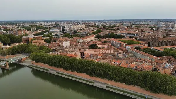 Drone Foto Toulouse França Europa — Fotografia de Stock