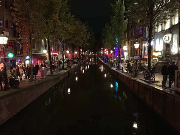 Фотографія Район Червоного Світла Амстердам Нідерланди Європа — стокове фото