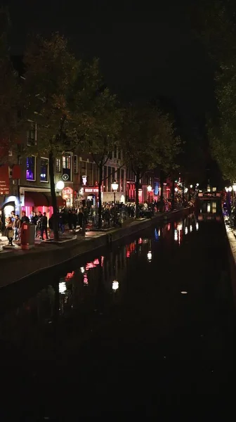 Photo Red Light District Amsterdam Pays Bas Europe — Photo