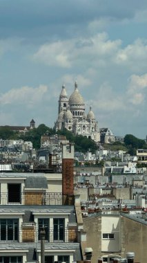 İHA fotoğrafı Coeur Basilica Montmartre Paris Fransa Avrupa