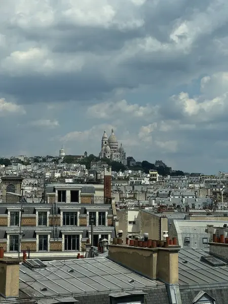 İHA fotoğrafı Coeur Basilica Montmartre Paris Fransa Avrupa