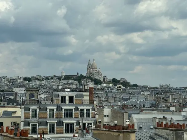 İHA fotoğrafı Coeur Basilica Montmartre Paris Fransa Avrupa