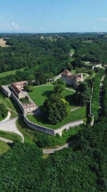 İHA fotoğrafı Eylül Fransa Kalesi Avrupa