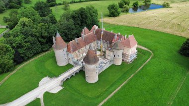 Drone foto epiry kale Fransa Avrupa