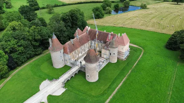 Drone foto epiry kale Fransa Avrupa