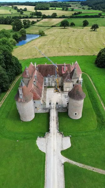 Drone foto epiry kale Fransa Avrupa