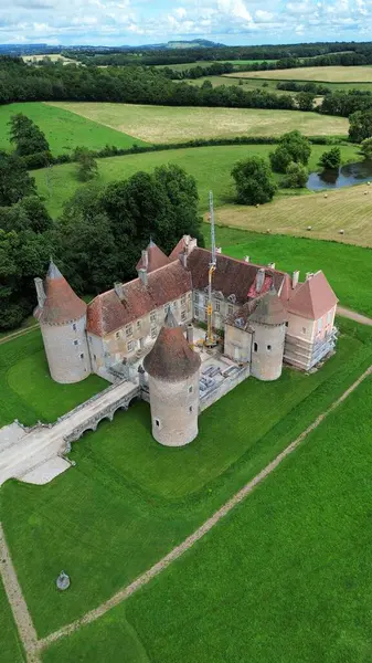 Drone foto epiry kale Fransa Avrupa