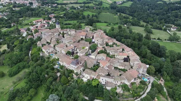 İnsansız hava aracı fotoğrafı Ortaçağ Fransa Avrupa 'sını perdeledi