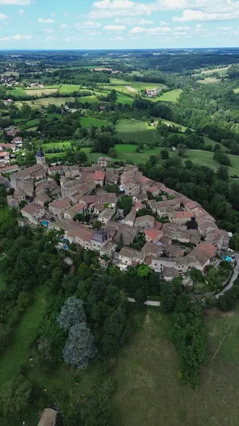 İnsansız hava aracı fotoğrafı Ortaçağ Fransa Avrupa 'sını perdeledi