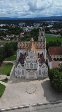 İHA fotoğrafı Brou Kraliyet Manastırı Fransa Avrupa