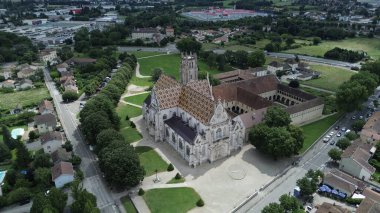 İHA fotoğrafı Brou Kraliyet Manastırı Fransa Avrupa