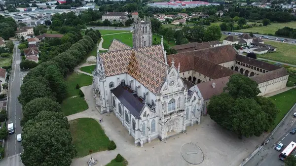 İHA fotoğrafı Brou Kraliyet Manastırı Fransa Avrupa