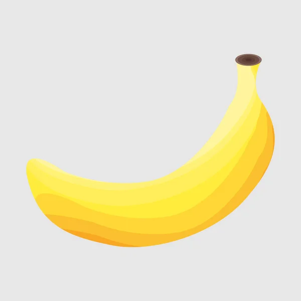 Cartoon Bananen Gelbe Früchte Tropische Früchte Isolated Vector Illustration Symbol — Stockvektor