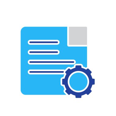 İyimserleştirme simgesi. İçerik optimizasyonu. Ok ve teçhizatlı belge. Süreç sembolü, üretkenlik. Katı tasarım biçimi