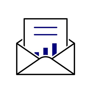 ai simgesi. AI Kişisel Asistanı. E- posta özetleyici. Zarf ve özet çizelgesi. UI, eğitim, uygulama, markalaşma. Tasarım biçimi