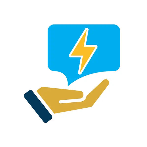 ai simgesi. Yapay zeka asistanı. Zekice cevap. Yıldırımlı sohbet balonu. UI, eğitim, başvuru, markalaşma. Düz tasarım biçimi