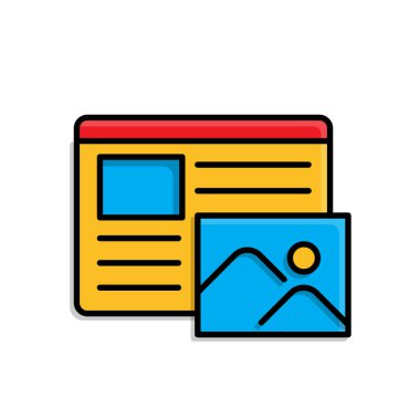 Pazarlama ikonu. Web tasarımı. Resim sembollü tel çerçeve. Ürün, promosyon, piyasa. Isometric tasarım biçimi.