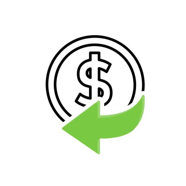 Nakit para ikonu. E-Ticaret ve Terfi. Oklu bir dolar. Dükkan, satış, market. karışık tasarım biçimi.