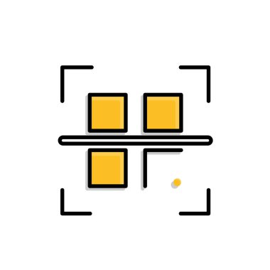 tarama simgesi. Ödeme yöntemleri ve e-ticaret. Kod taranıyor. Dükkan, satış, market. karışık tasarım biçimi.