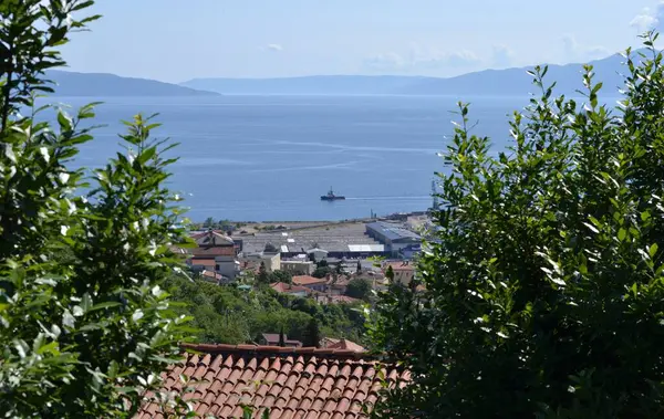 Hırvatistan 'ın Rijeka kentinin manzarası