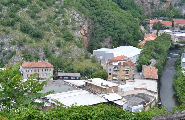Kilátás Óvárosra Rijeka Horvátország — Stock Fotó