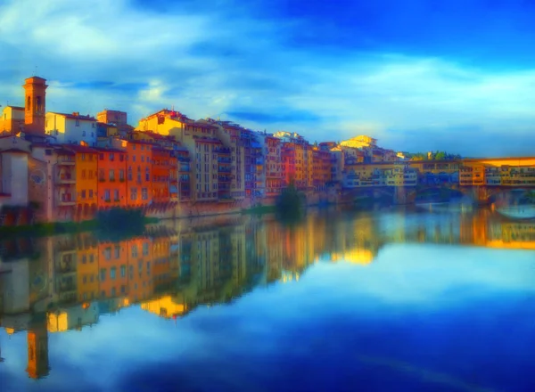 Річці Арно Флоренції — стокове фото