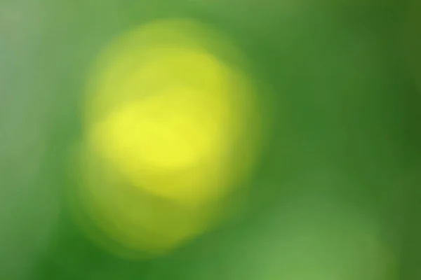 Verschwommener Hintergrund Des Frühlings Grün Gelb Bokeh — Stockfoto