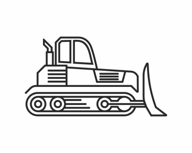 Çekici vektör illüstrasyon simgesi