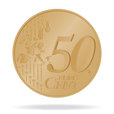 50 sent para vektör resmi