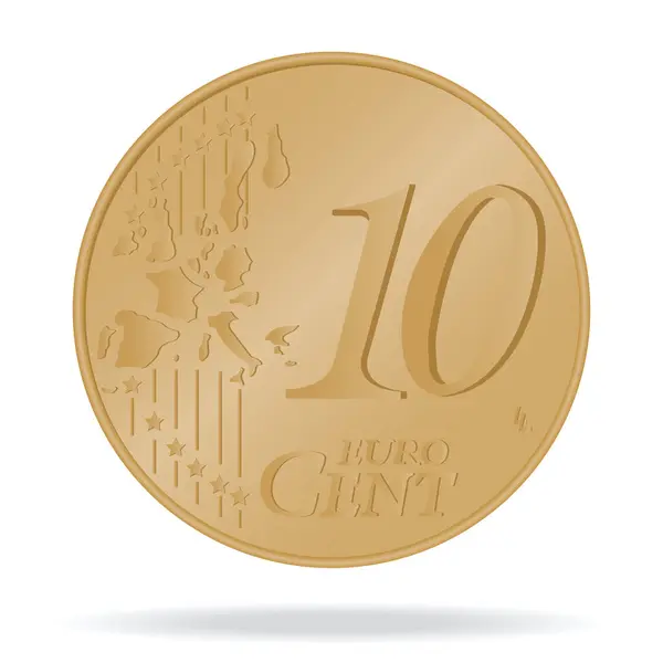 Cents Coin Vector Image — Stock Vector