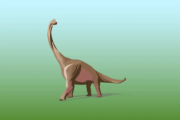Brachiosaurus dinozor çizim sanatı