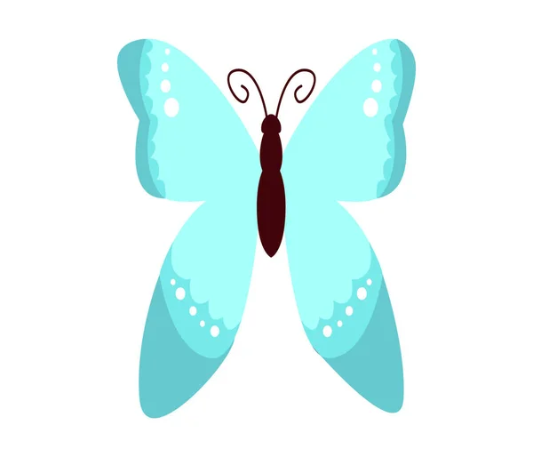 Butterfly Template Vector Art Illustration — Stock Vector