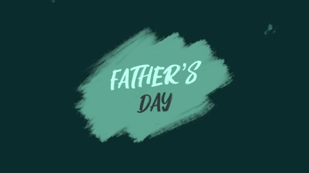 Feliz Día Del Padre Vídeo — Vídeo de stock