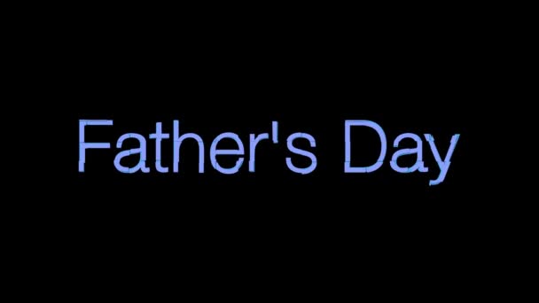 Gelukkige Vaderdag Video — Stockvideo