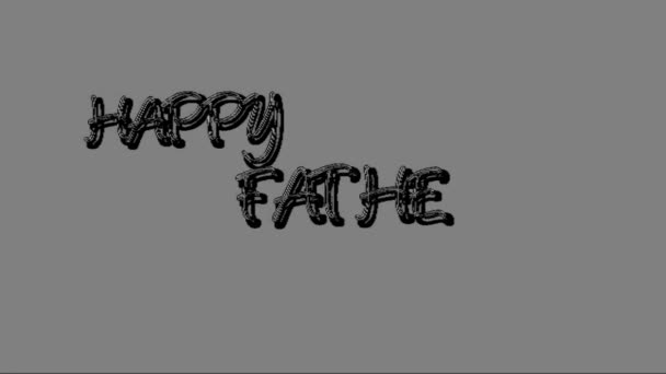 Ευτυχισμένη Ημέρα Του Πατέρα Βίντεο — Αρχείο Βίντεο