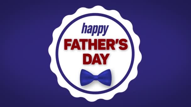 Happy Father Day Video — Stock Video