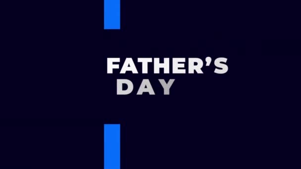 Glücklicher Vatertag Video — Stockvideo