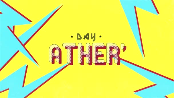 幸せな父の日ビデオ — ストック動画