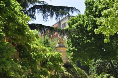 Barselona 'daki eski bina. 