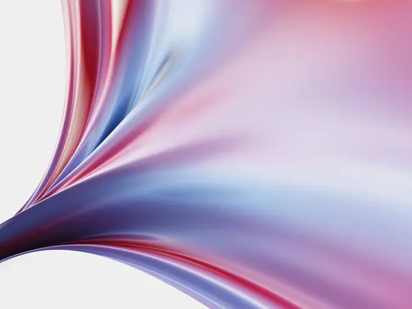 ピンクと青のグラデーションカラーの背景の壁紙イラストと3Dエレガントなライン抽象幾何学 — ストック写真