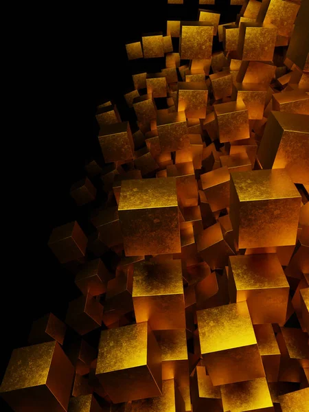 Elegant Luxe Abstract Geometrie Achtergrond Behang Met Mooie Gouden Textuur — Stockfoto