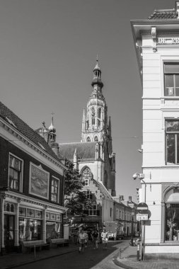 Breda, Hollanda - 06 16 2023: Breda şehrinin manzarası