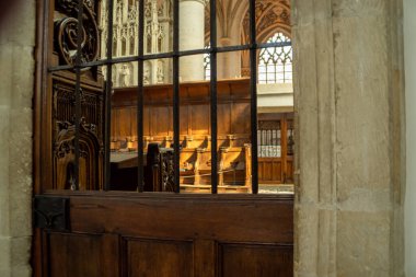 Breda, Hollanda - 06 16 2023: De Grote of Onze Lieve Vrouwekerk in Breda