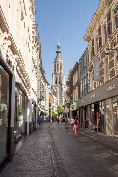 Breda 2023 Grote Van Onze Lieve Vrouwekerk Breda — Stockfoto